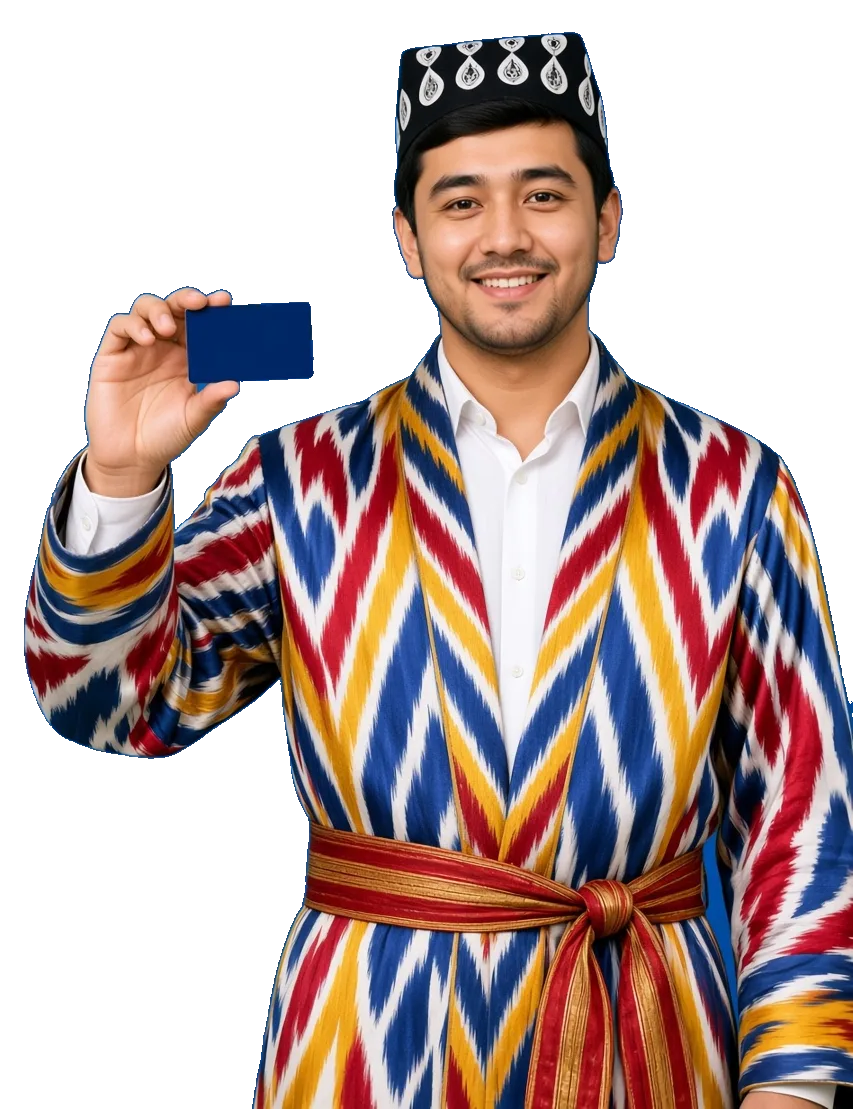 Zaim UZ maskoti bank kartasi bilan